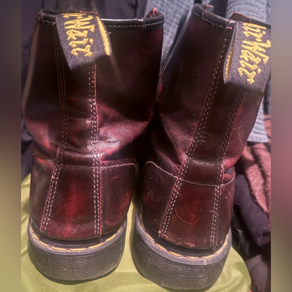 Deep Burgundy Multi-Toned Boots